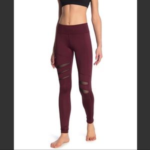 Electric Yoga High-Rise Dream Legging in Burgundy